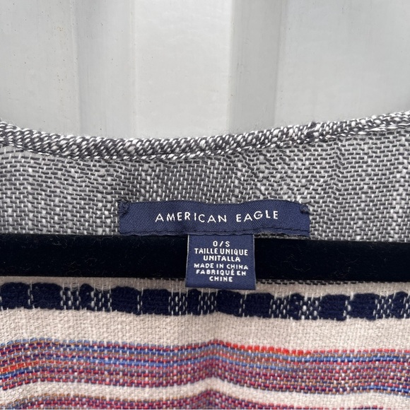 American Eagle Outfitters Kimono Poncho Shawl Knit CoverUp Cardigan Womens OS - Picture 10 of 14